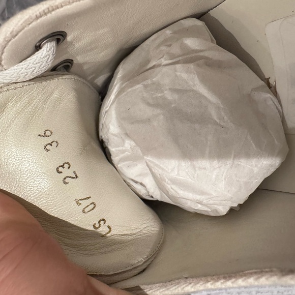 Embroidered Cotton Platform Sneakers NEW - Picture 6 of 6